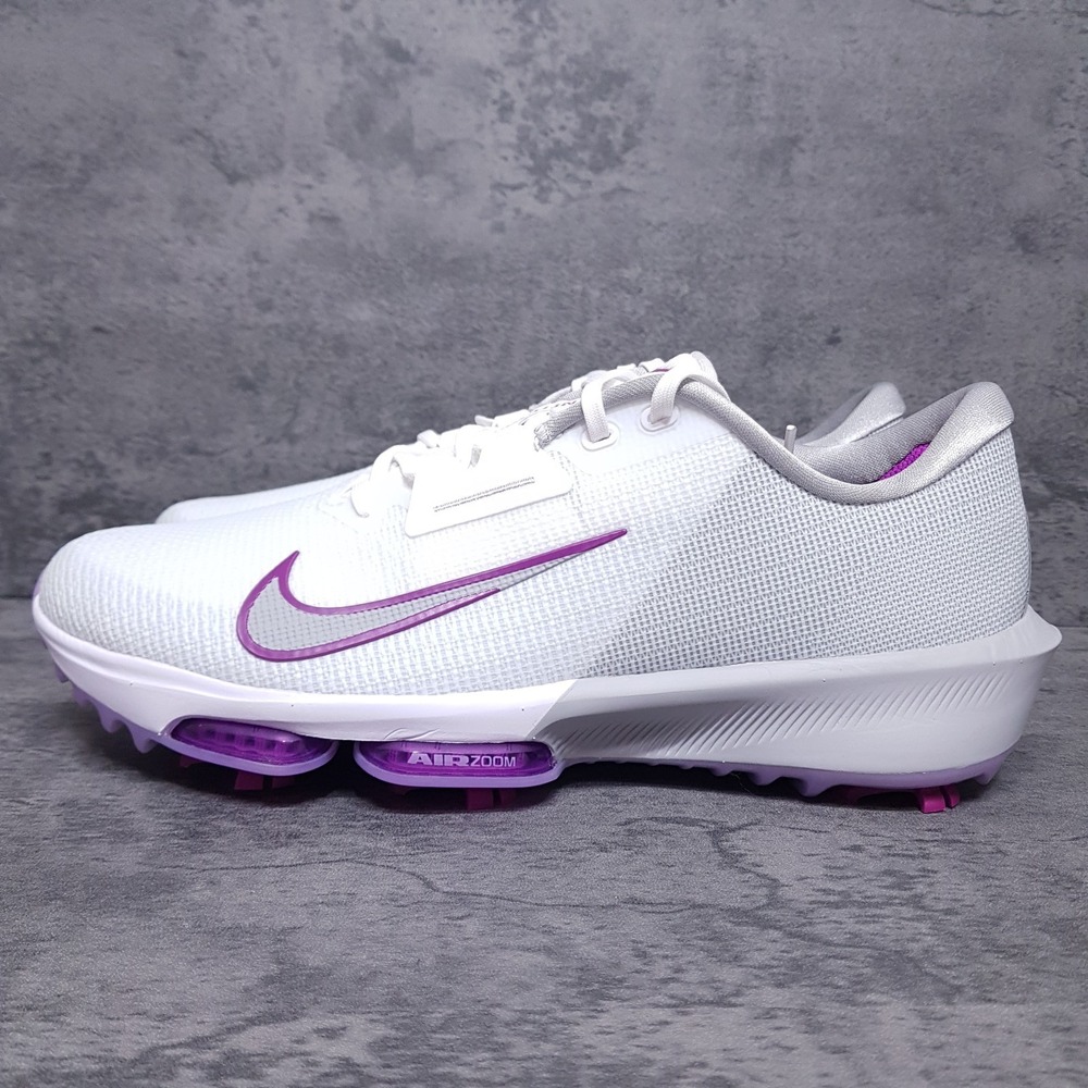 NIKE Air Zoom Infinity Tour 2 Golf Shoes Mens 10.5 White Purple FD0217-102